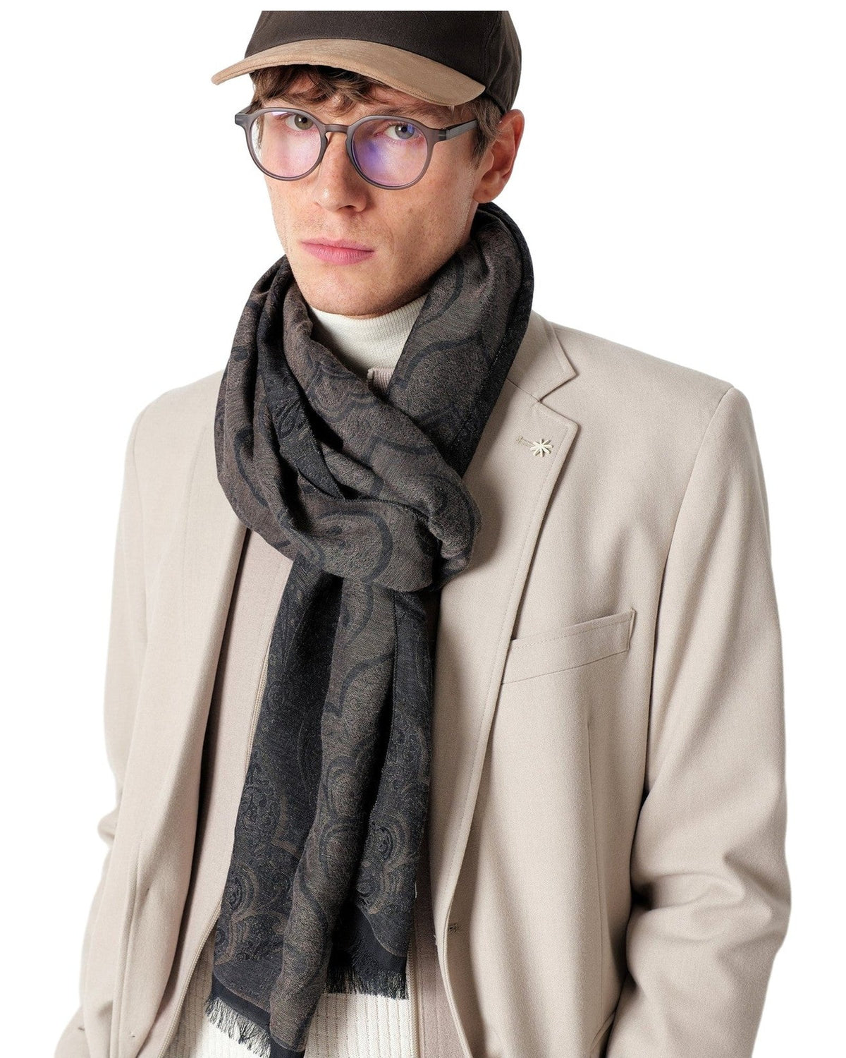 Sciarpe Uomo Manuel Ritz - Sciarpa 4132S7106 - Grigio