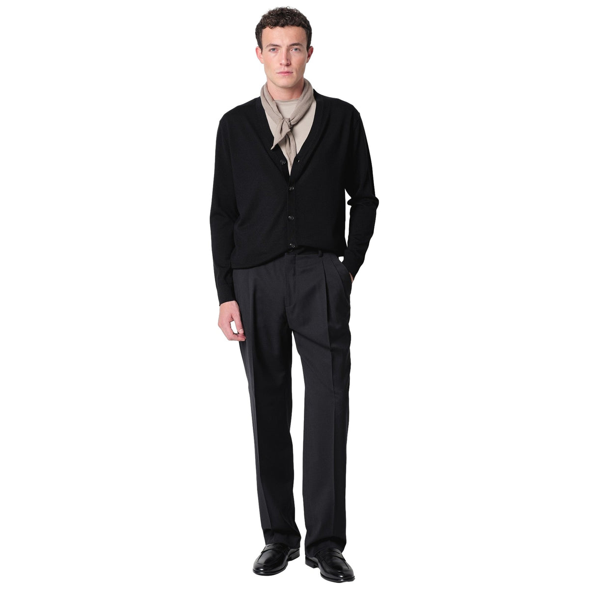 Cardigan Uomo Manuel Ritz - Maglia Cardigan 4132M506 - Nero