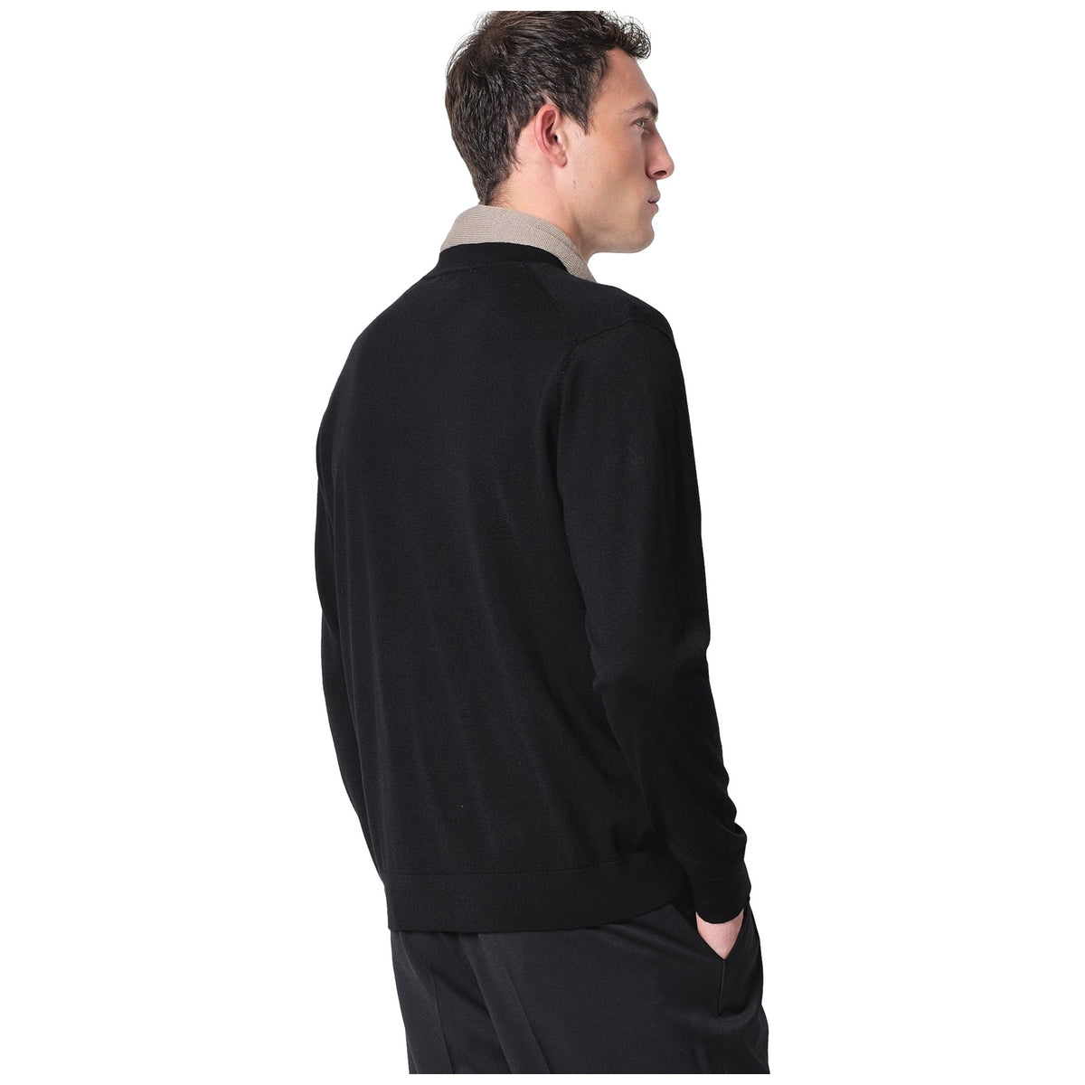 Cardigan Uomo Manuel Ritz - Maglia Cardigan 4132M506 - Nero