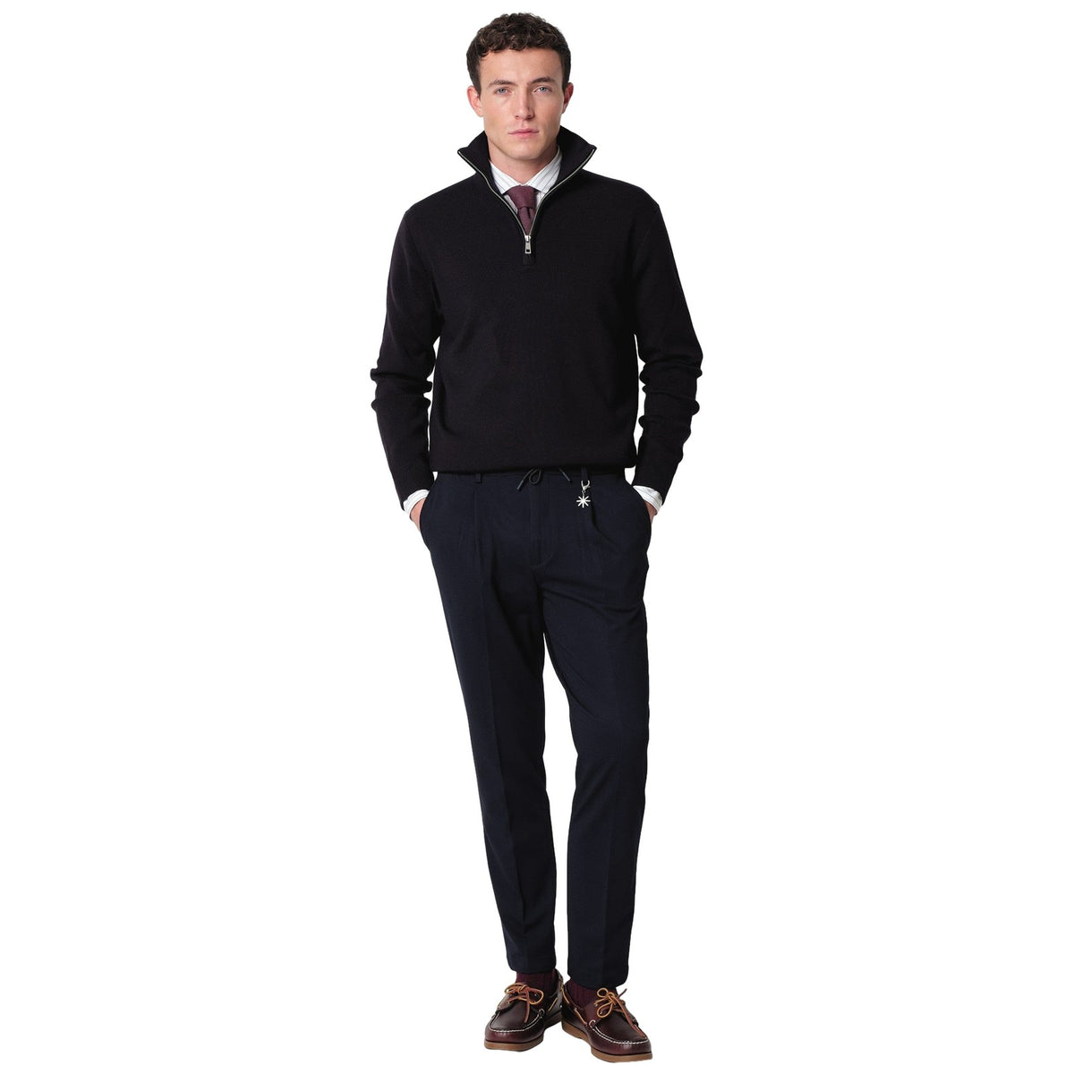 Pantaloni Uomo Manuel Ritz - Pantalone Seoul 4132P1688MC - Blu