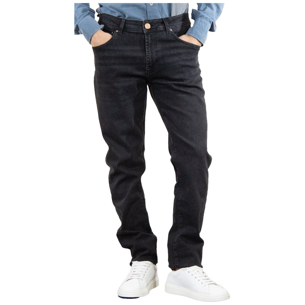 Jeans Uomo Manuel Ritz - Pantalone Jeans 3932J1728L0 - Nero