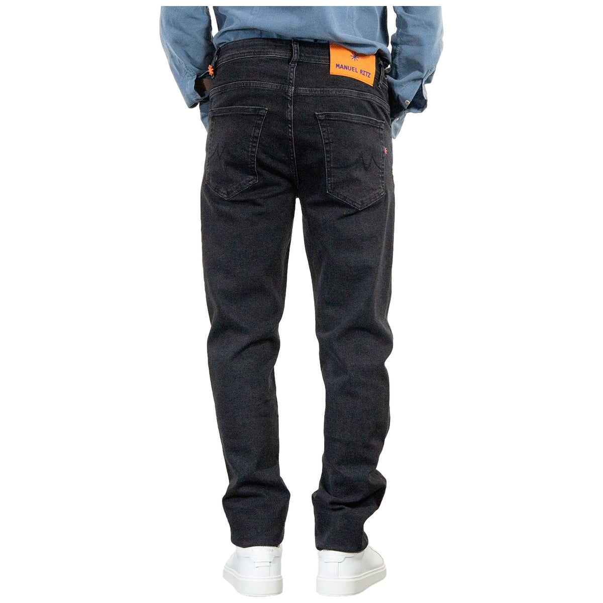Jeans Uomo Manuel Ritz - Pantalone Jeans 3932J1728L0 - Nero