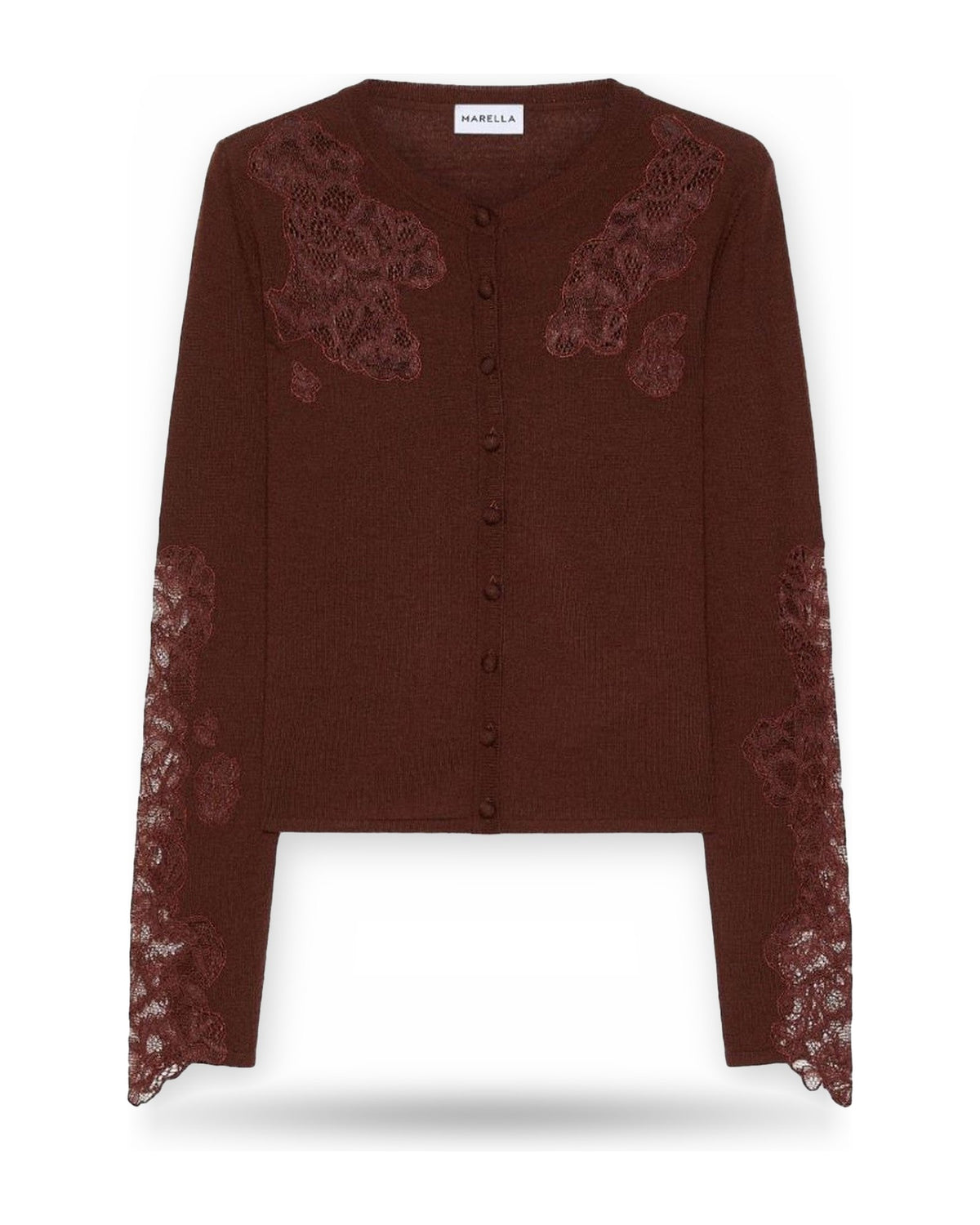 Cardigan Donna Marella - MLLCARIOCA - Marrone
