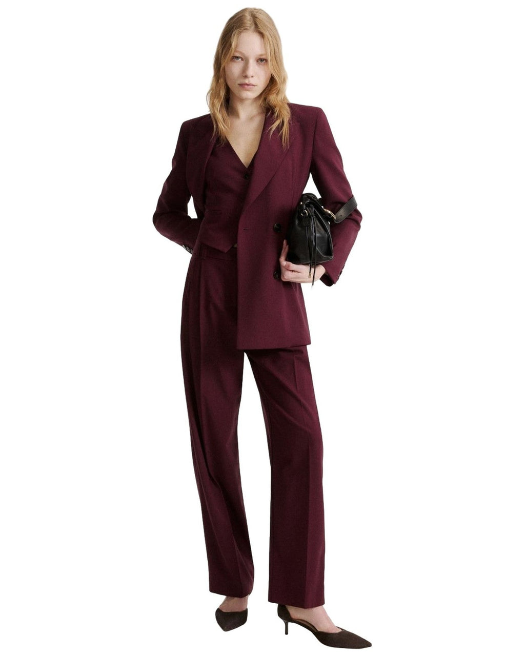Pantaloni Donna Marella - MLLODINO - Bordeaux