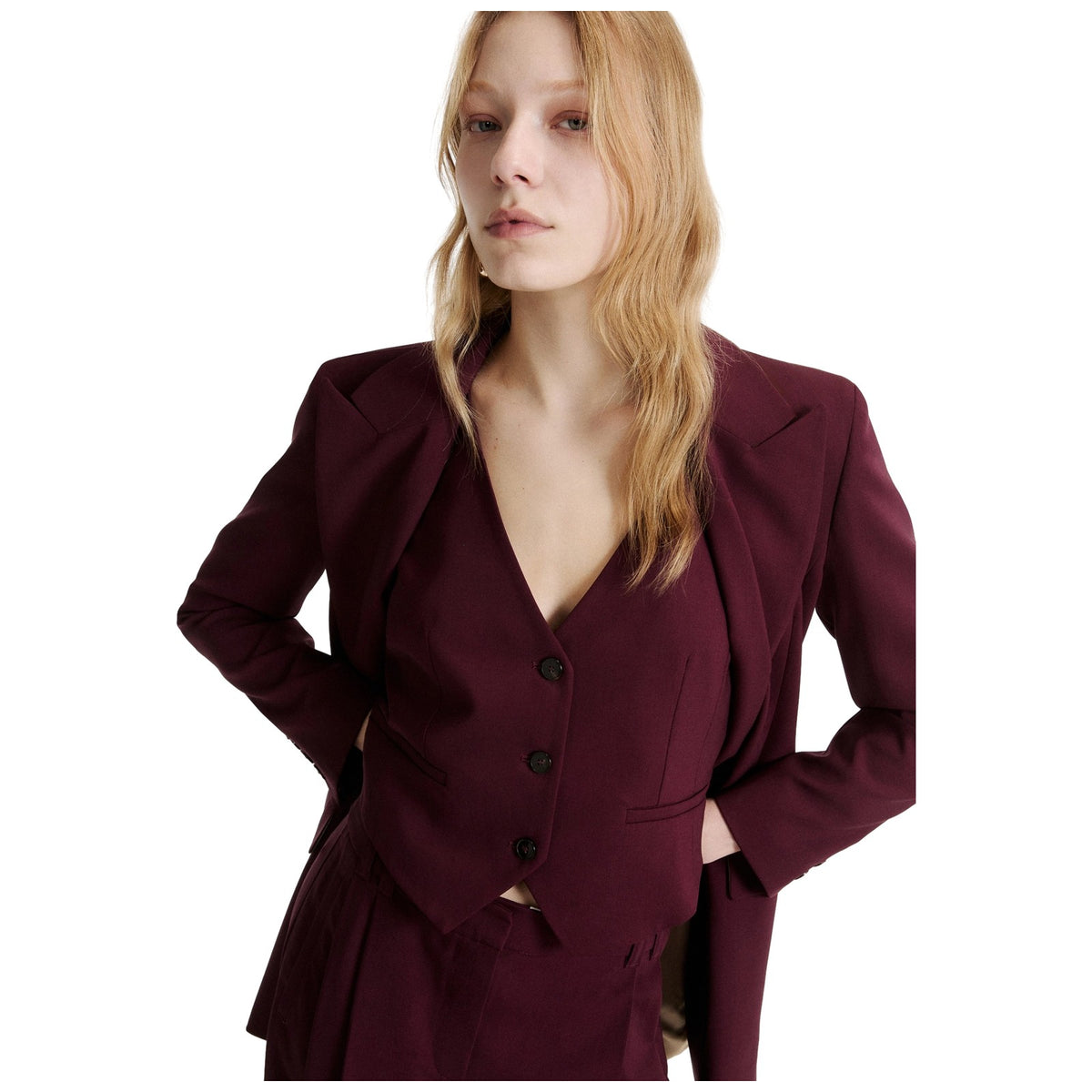 Gilet Donna Marella - MLLBOSSO - Bordeaux