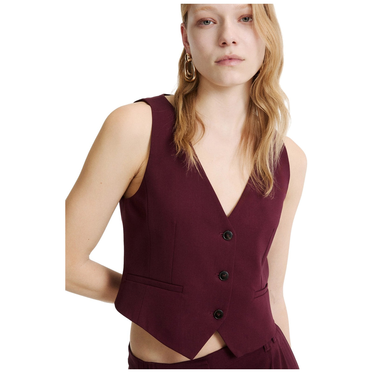 Gilet Donna Marella - MLLBOSSO - Bordeaux