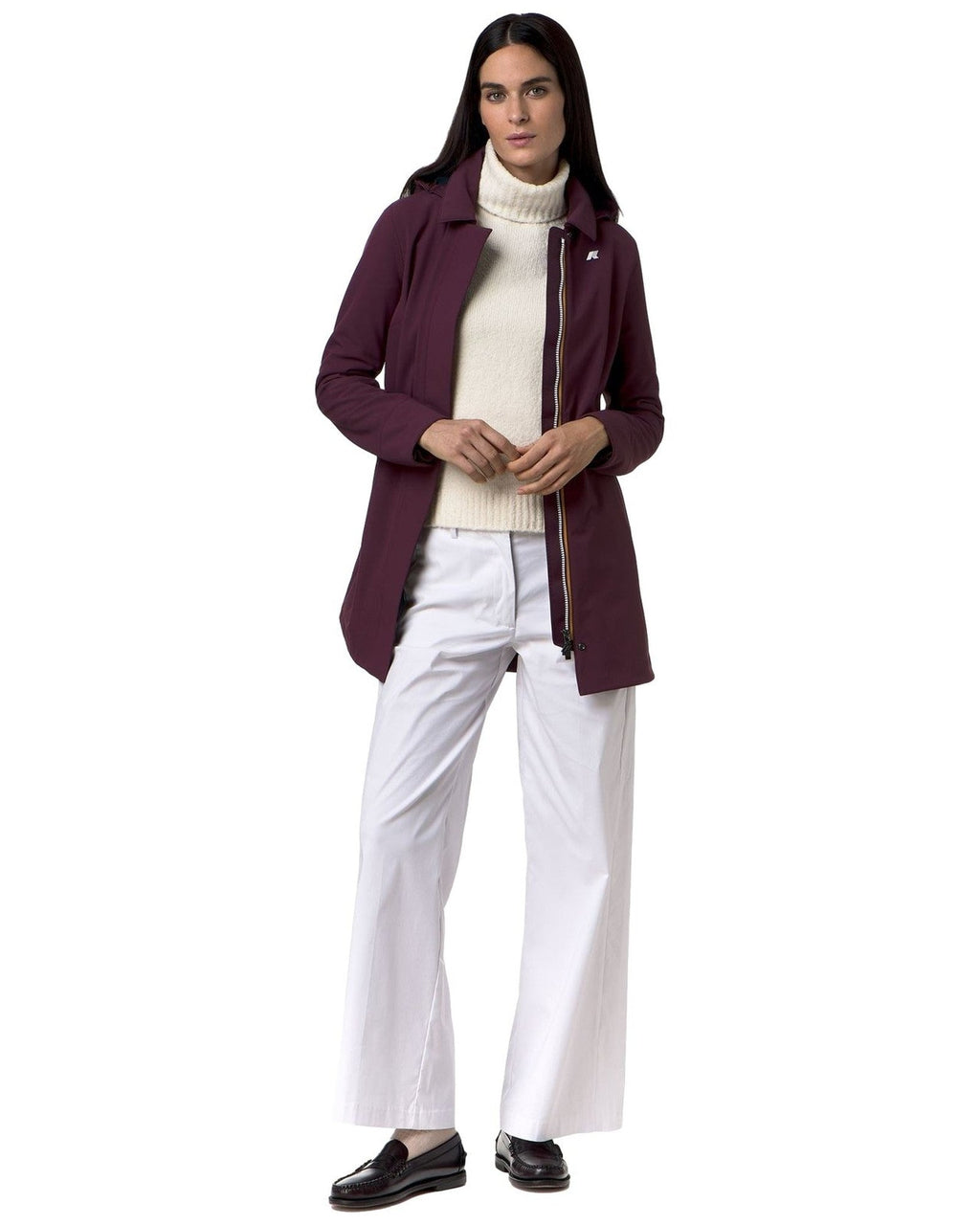 Giubbotti Donna K-Way - Mathy Bonded - Bordeaux