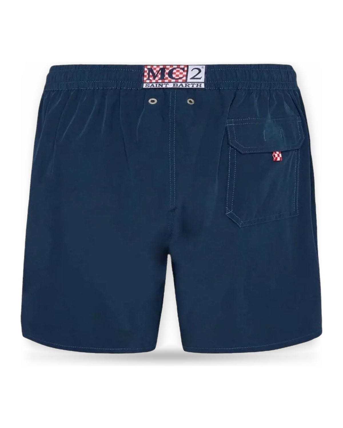 Pantaloncini e calzoncini Uomo Mc2 Saint Barth - Comfort Swimshort Made With Elastic Fabric - Blu