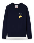 Maglioni Uomo Mc2 Saint Barth - Crew Neck Light Sweater Amica Chips Piace 61 - Blu Navy