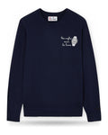 Maglioni Uomo Mc2 Saint Barth - Crew Neck Light Sweater Luna Watch 61 - Blu Navy