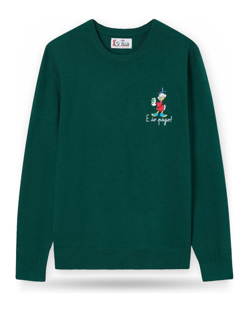 Maglioni Uomo Mc2 Saint Barth - Crew Neck Light Sweater Scrooge Pago 51 - Verde