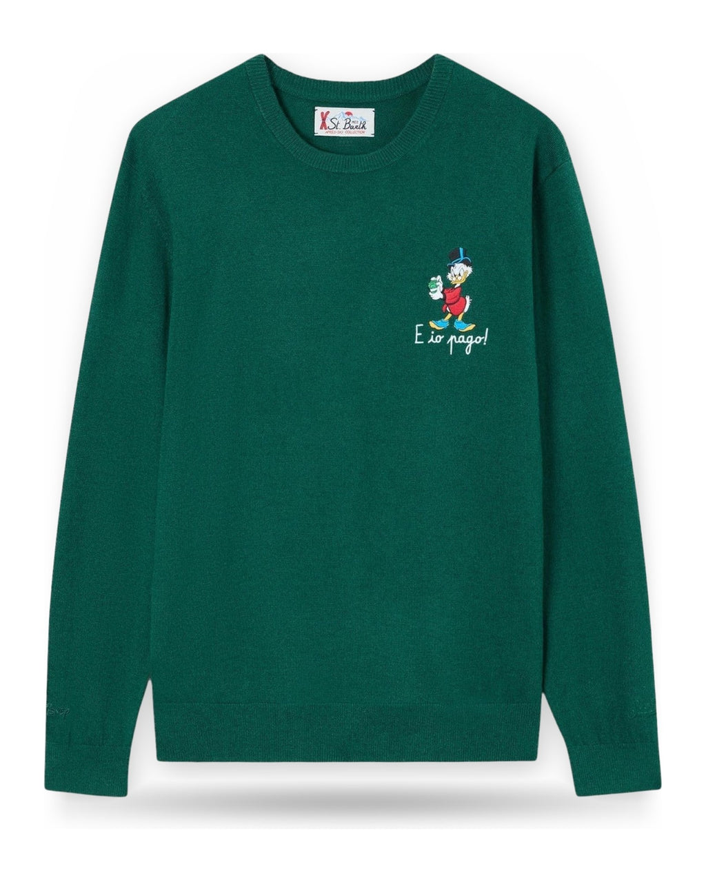 Maglioni Uomo Mc2 Saint Barth - Crew Neck Light Sweater Scrooge Pago 51 - Verde