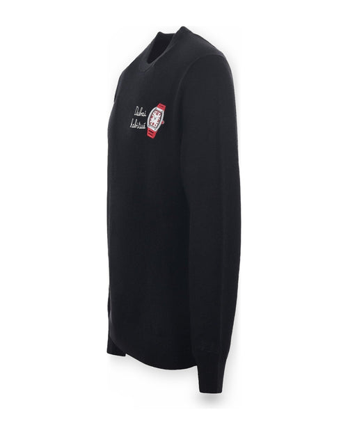 Maglioni Uomo Mc2 Saint Barth - Crew Neck Light Sweater Watch Dubai 00 - Nero
