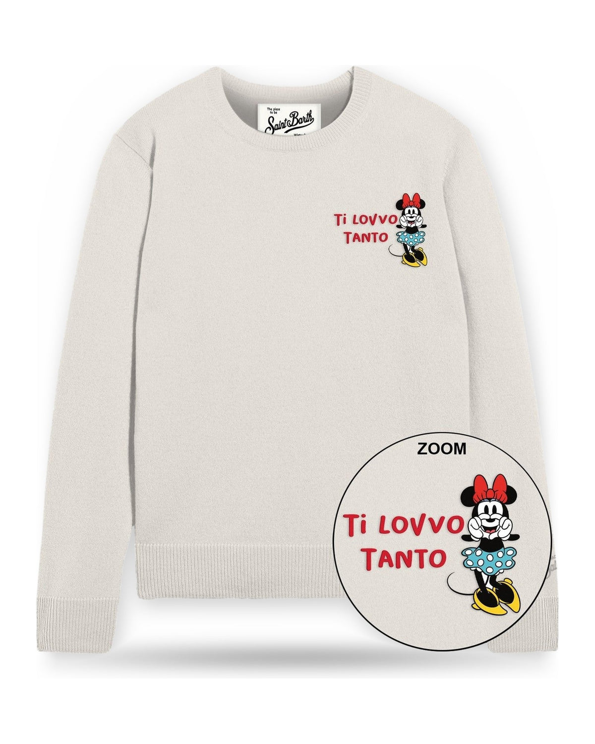 Maglioni Donna Mc2 Saint Barth - Crewneck Jumper Minnie Lovvo 10 - Multicolore