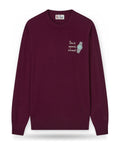 Maglioni Uomo Mc2 Saint Barth - Crew Neck Light Sweater Spend Watch 44M - Bordeaux
