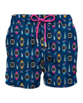 Pantaloncini e calzoncini Uomo Mc2 Saint Barth - Lighting Micro Fantasy - Blu
