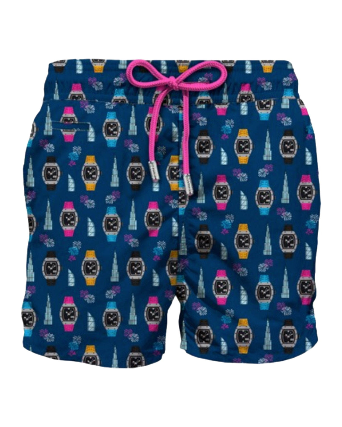 Pantaloncini e calzoncini Uomo Mc2 Saint Barth - Lighting Micro Fantasy - Blu