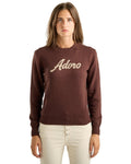 Maglioni Donna Mc2 Saint Barth - New Crewneck Sweater Adoro 18 Strass - Bordeaux