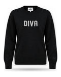 Maglioni Donna Mc2 Saint Barth - New Crewneck Sweater Diva 00AR - Nero