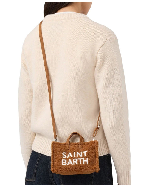 Pochette e Clutch Unisex Mc2 Saint Barth - Phone Bag Teddy Logo 18 Emb - Cammello