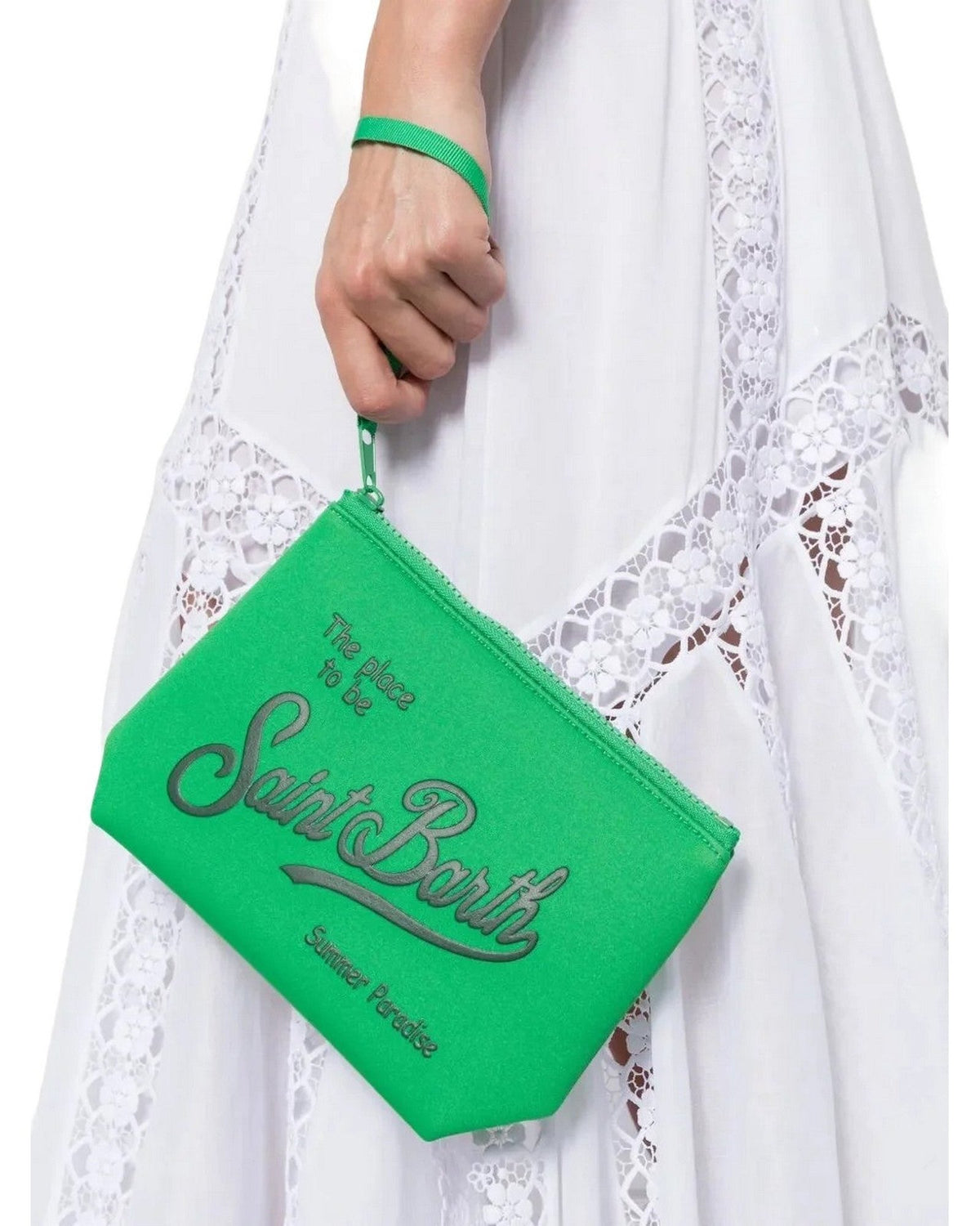 Beauty Case Unisex Mc2 Saint Barth - Pochette ALIN001-08509L - Verde