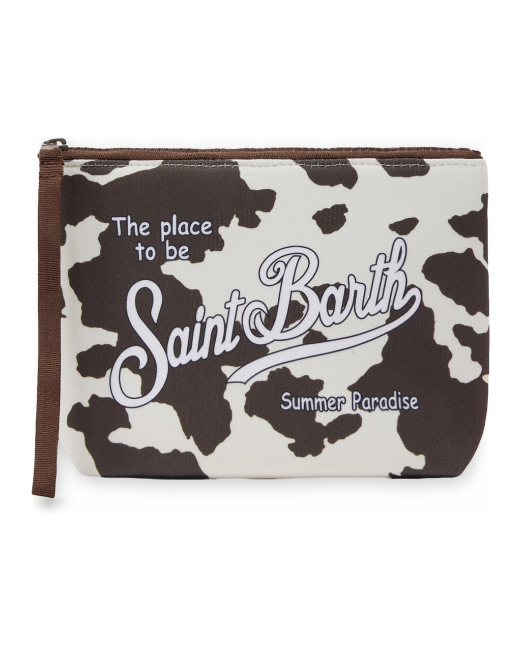 Beauty Case Unisex Mc2 Saint Barth - Pochette - Bianco/Marrone