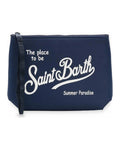 Beauty Case Unisex Mc2 Saint Barth - Pochette - Blu