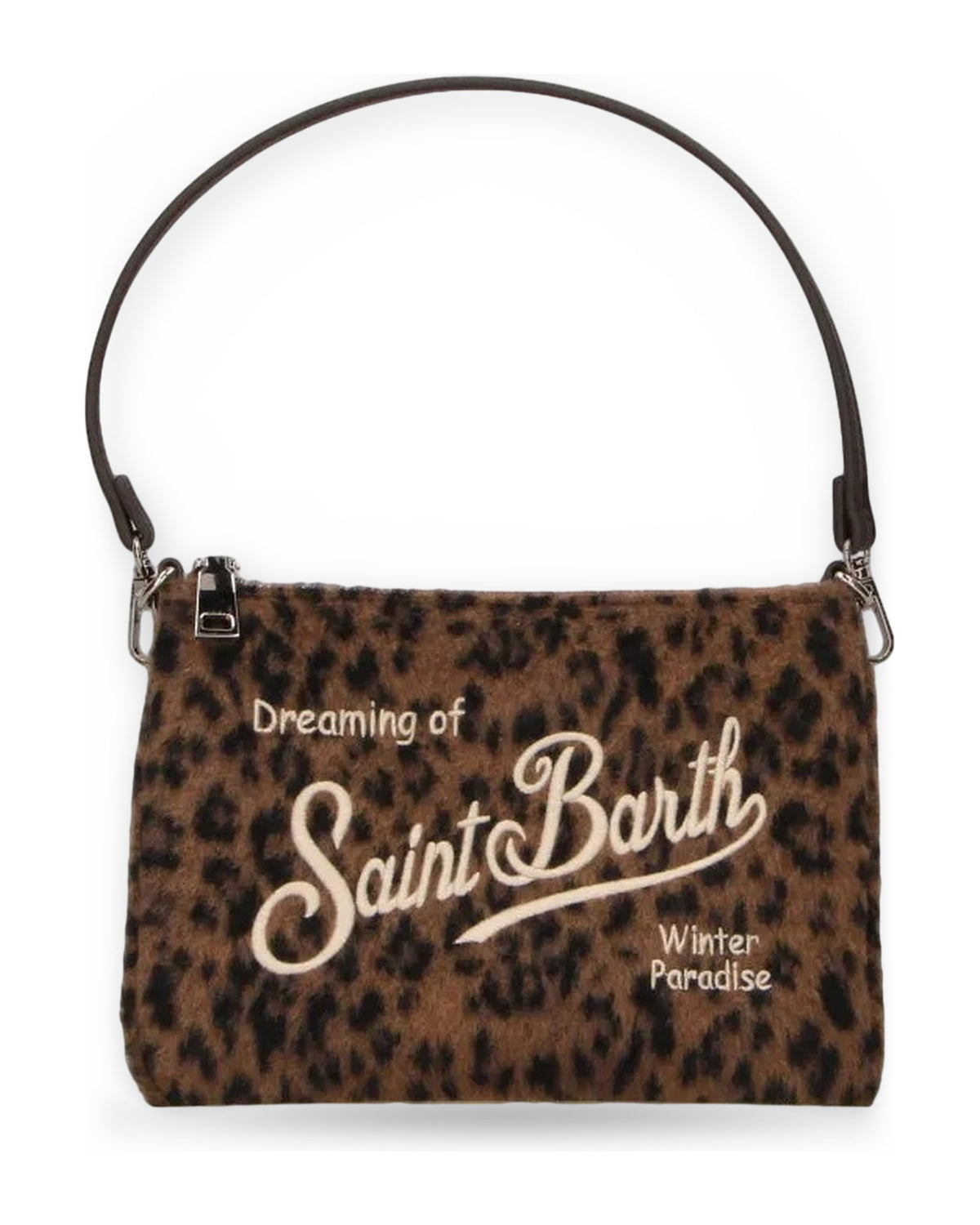 Pochette e Clutch Unisex Mc2 Saint Barth - Pochette Dark Leopard 18 Emb - Multicolore