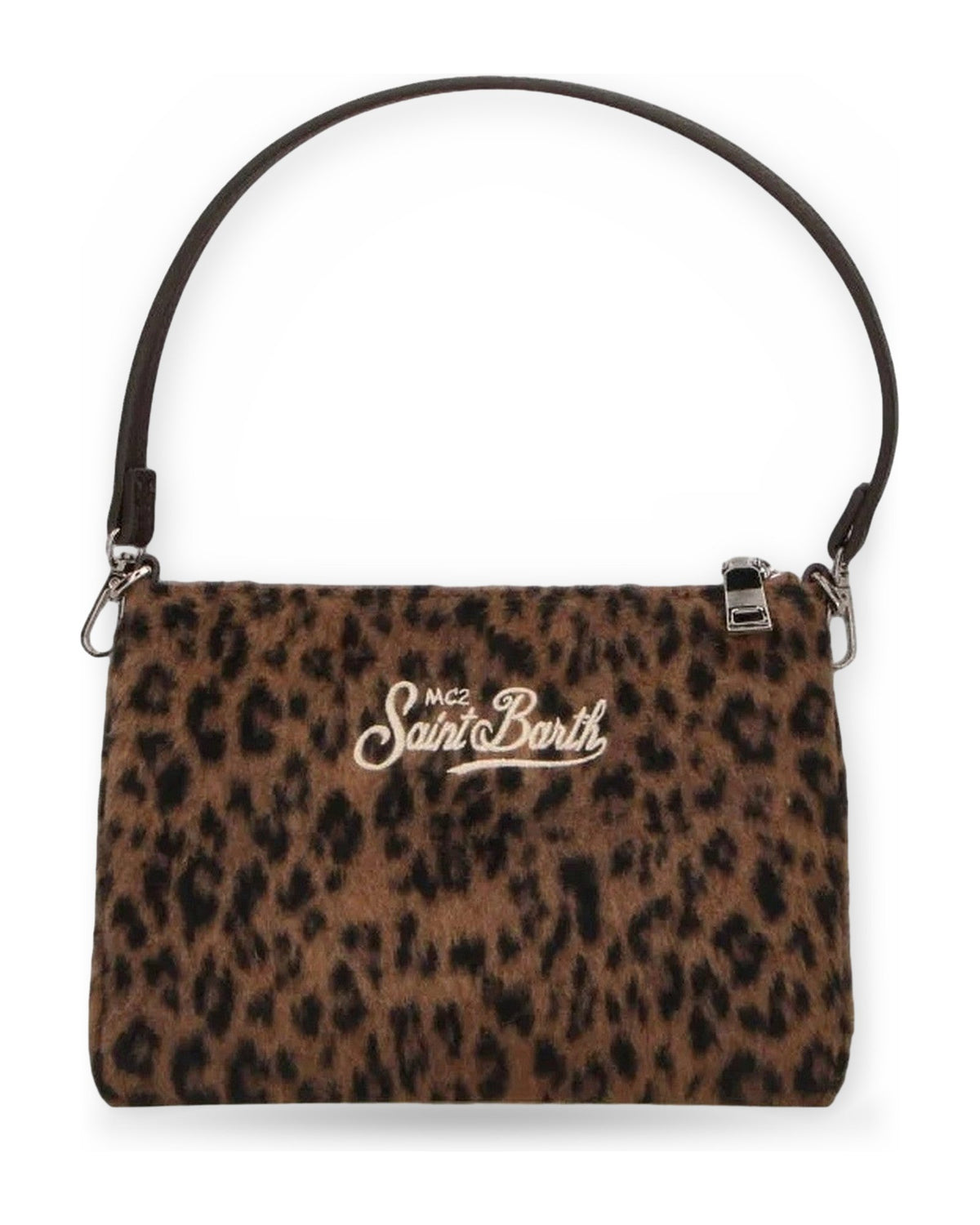 Pochette e Clutch Unisex Mc2 Saint Barth - Pochette Dark Leopard 18 Emb - Multicolore