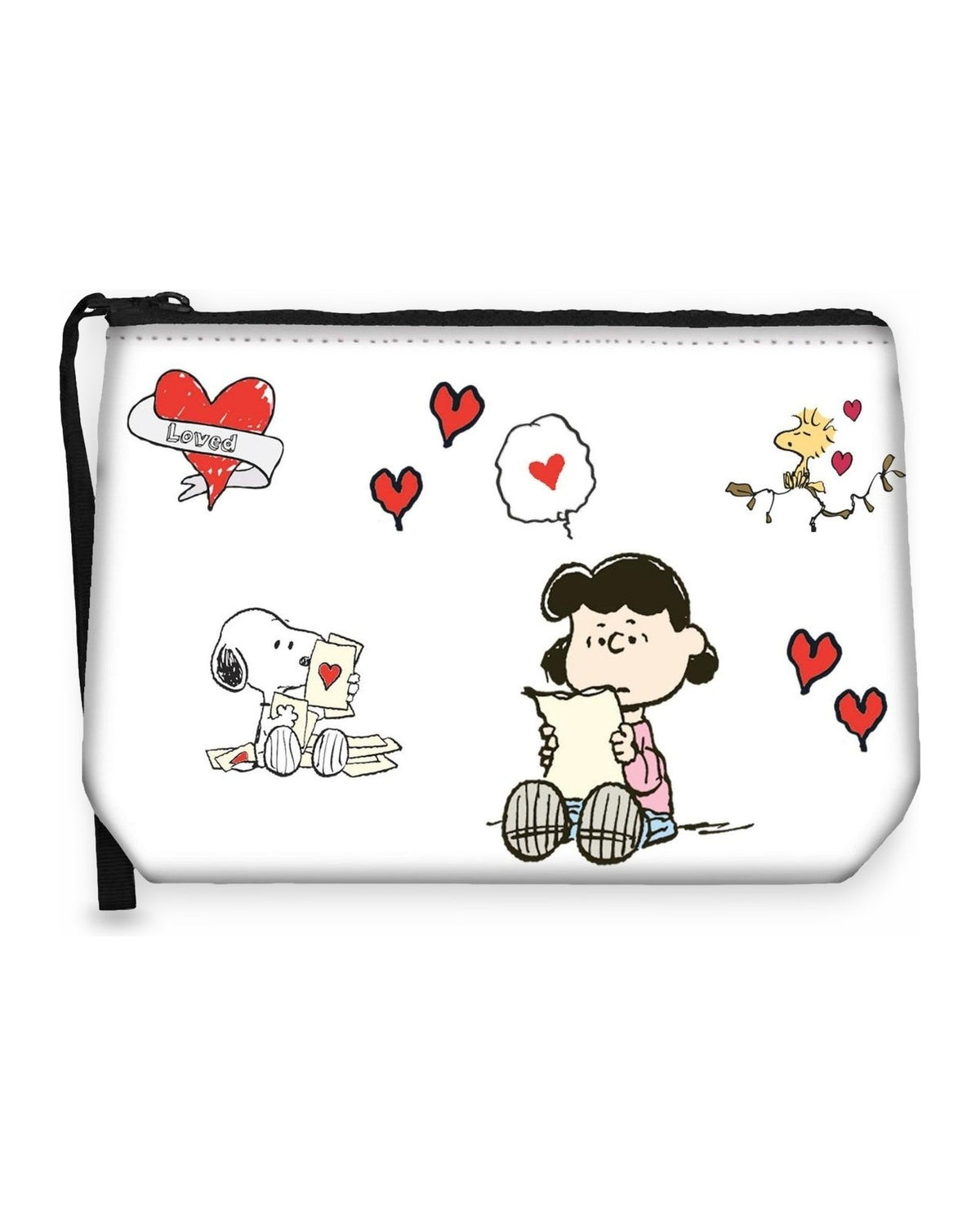 Pochette e Clutch Unisex Mc2 Saint Barth - Pochette Peanuts Love Letters 10 - Multicolore