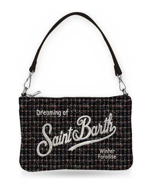 Borse a mano Unisex Mc2 Saint Barth - Pochette Shiny 00 Col Emb - Nero