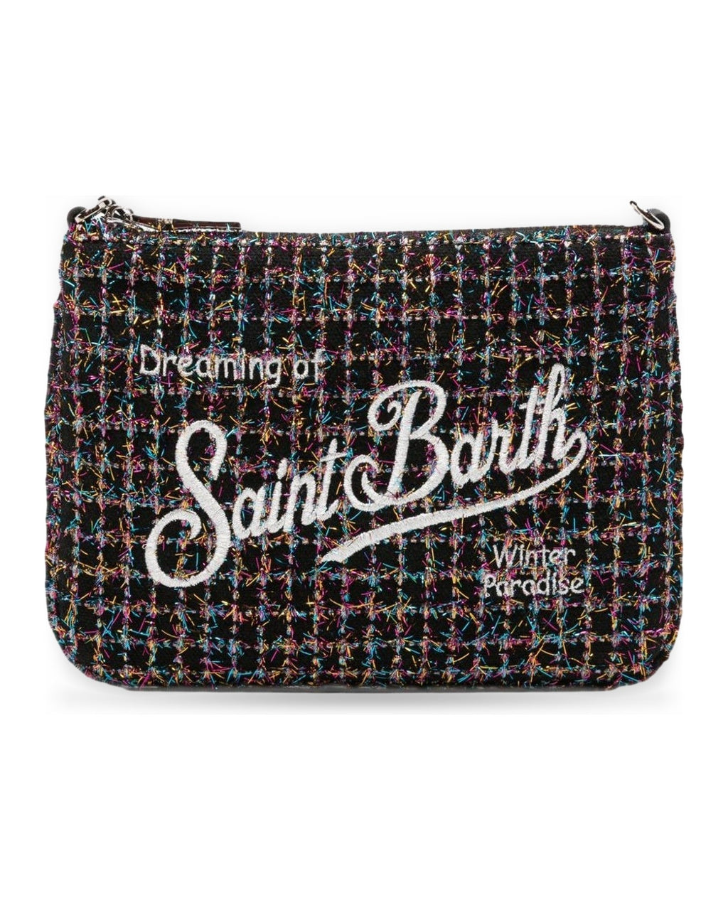 Borse a mano Unisex Mc2 Saint Barth - Pochette Shiny 00 Col Emb - Nero