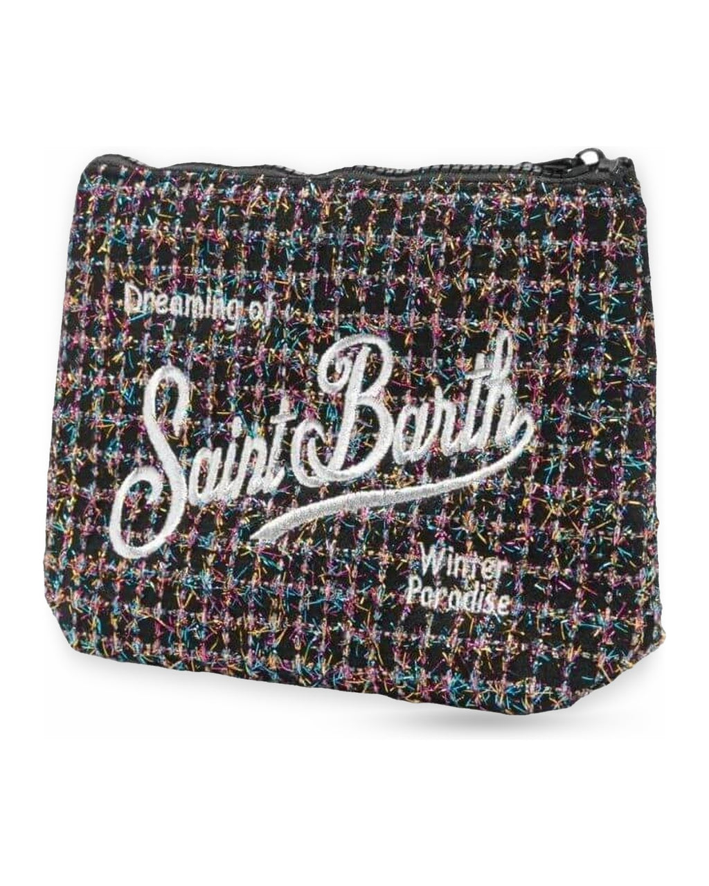 Pochette e Clutch Unisex Mc2 Saint Barth - Pochette Shiny 00 Col Emb - Nero
