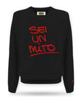 Maglioni Uomo Mc2 Saint Barth - Round-Neck Sweater 883 Un Mito 00 - Nero