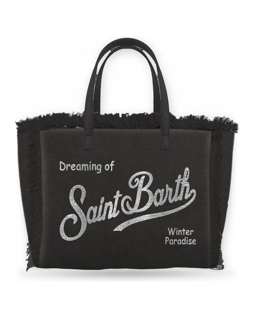 Borse a spalla Unisex Mc2 Saint Barth - Small Bag with Strap 00AR Emb - Nero