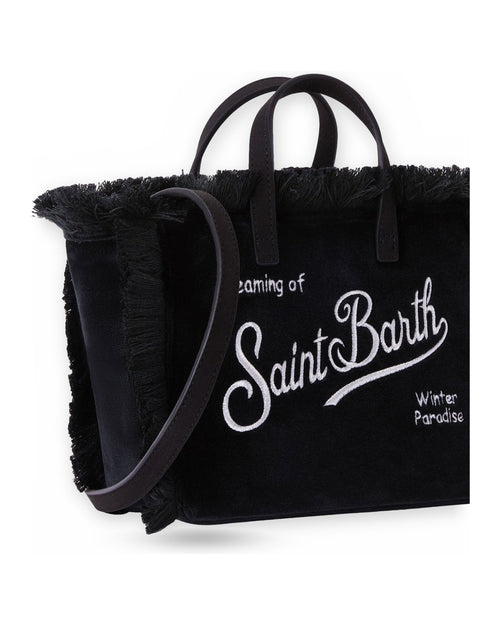 Borse a spalla Unisex Mc2 Saint Barth - Small Bag with Strap 00AR Emb - Nero