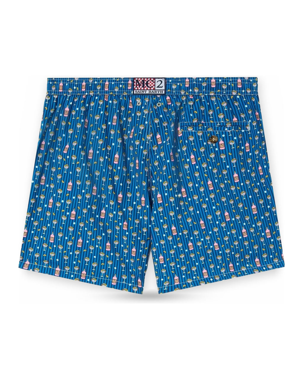 Pantaloncini e calzoncini Uomo Mc2 Saint Barth - Ultralight Stretch Swim Short - Azzurro