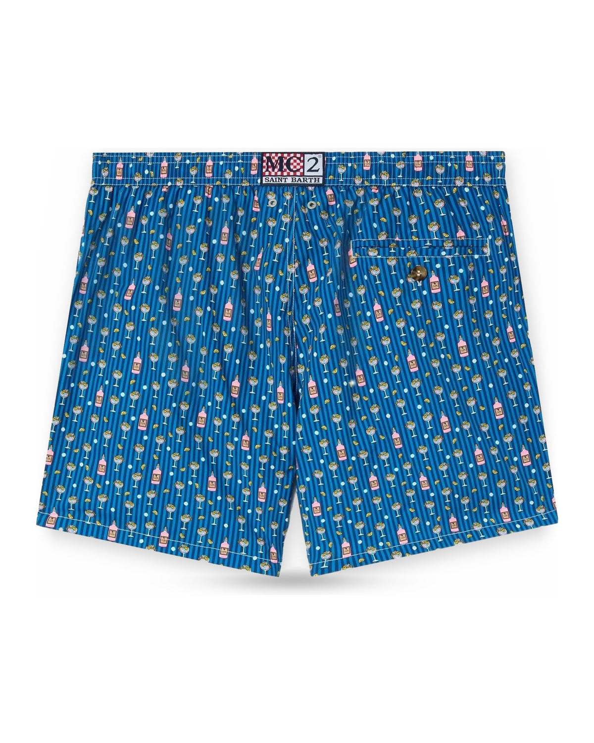 Pantaloncini e calzoncini Uomo Mc2 Saint Barth - Ultralight Stretch Swim Short - Azzurro
