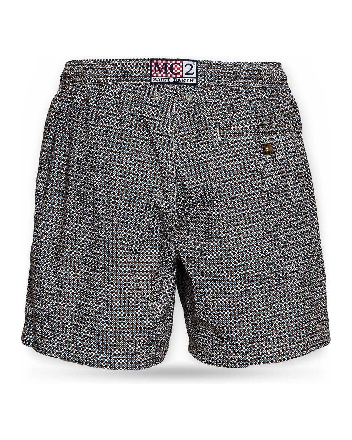 Pantaloncini e calzoncini Uomo Mc2 Saint Barth - Ultralight Stretch Swim Short - Nero