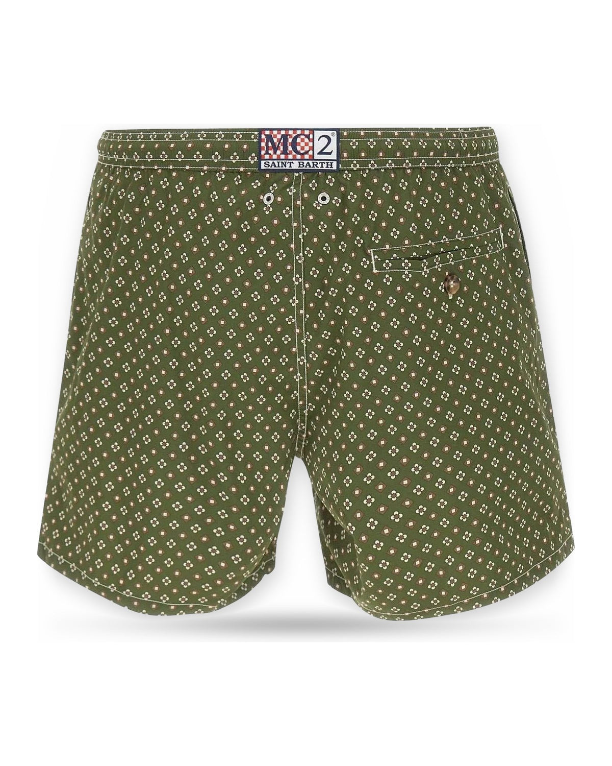 Pantaloncini e calzoncini Uomo Mc2 Saint Barth - Ultralight Stretch Swim Short - Verde