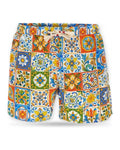Pantaloncini e calzoncini Uomo Mc2 Saint Barth - Ultralight Swim Short 70'S Print - Multicolore