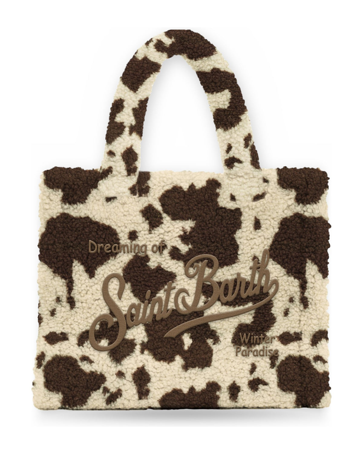 Borse a spalla Unisex Mc2 Saint Barth - Small Bag with Strap Cow Skin 1018 Emb - Multicolore