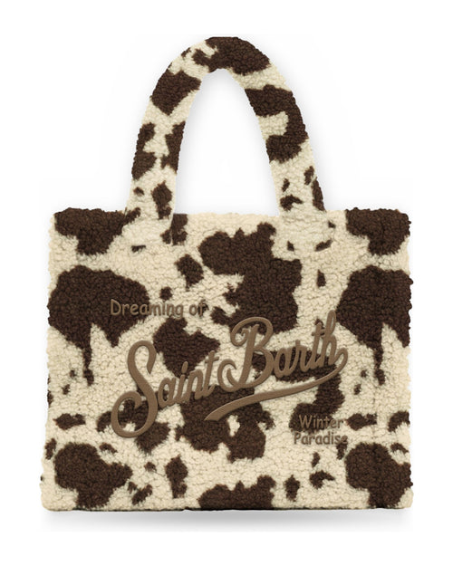 Borse a spalla Unisex Mc2 Saint Barth - Small Bag with Strap Cow Skin 1018 Emb - Multicolore
