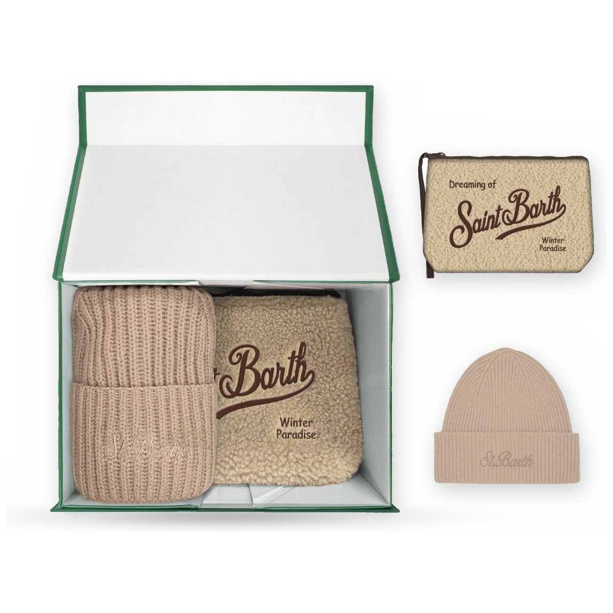 Set di capi coordinati Unisex Mc2 Saint Barth - Hat and Pochette Set Teddy 11 - Multicolore