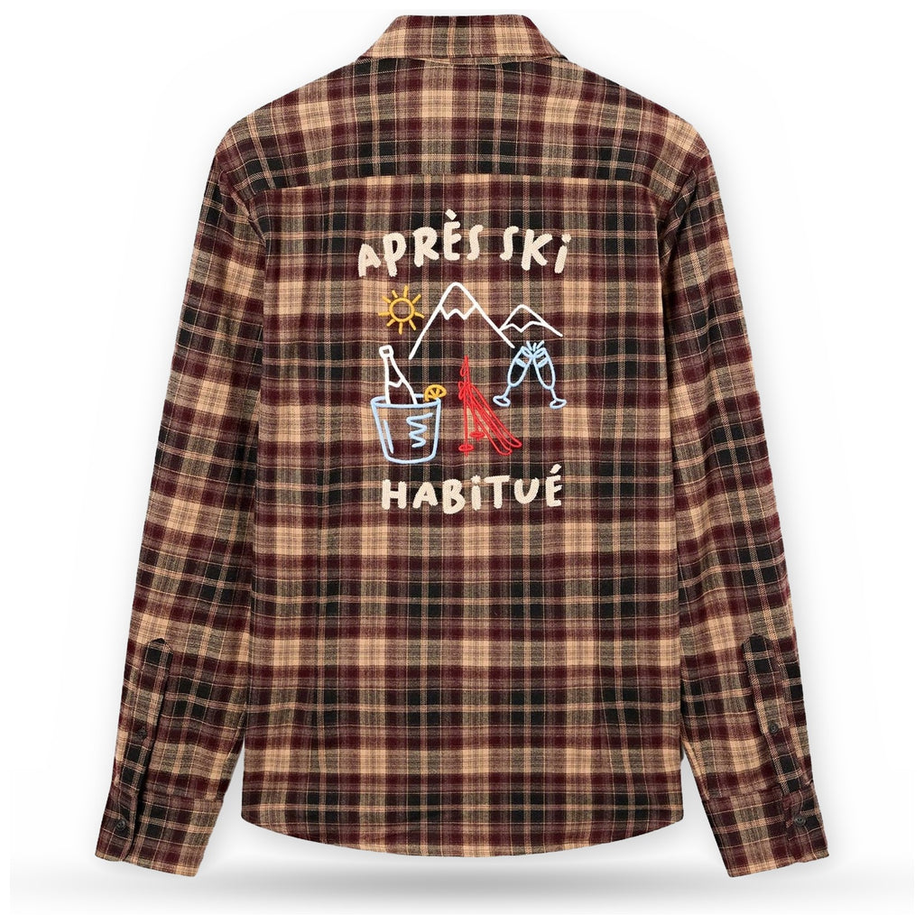 Camicie casual Uomo Mc2 Saint Barth - Flannel Shirt Apres Ski Tartan Draw 1845 Emb - Multicolore
