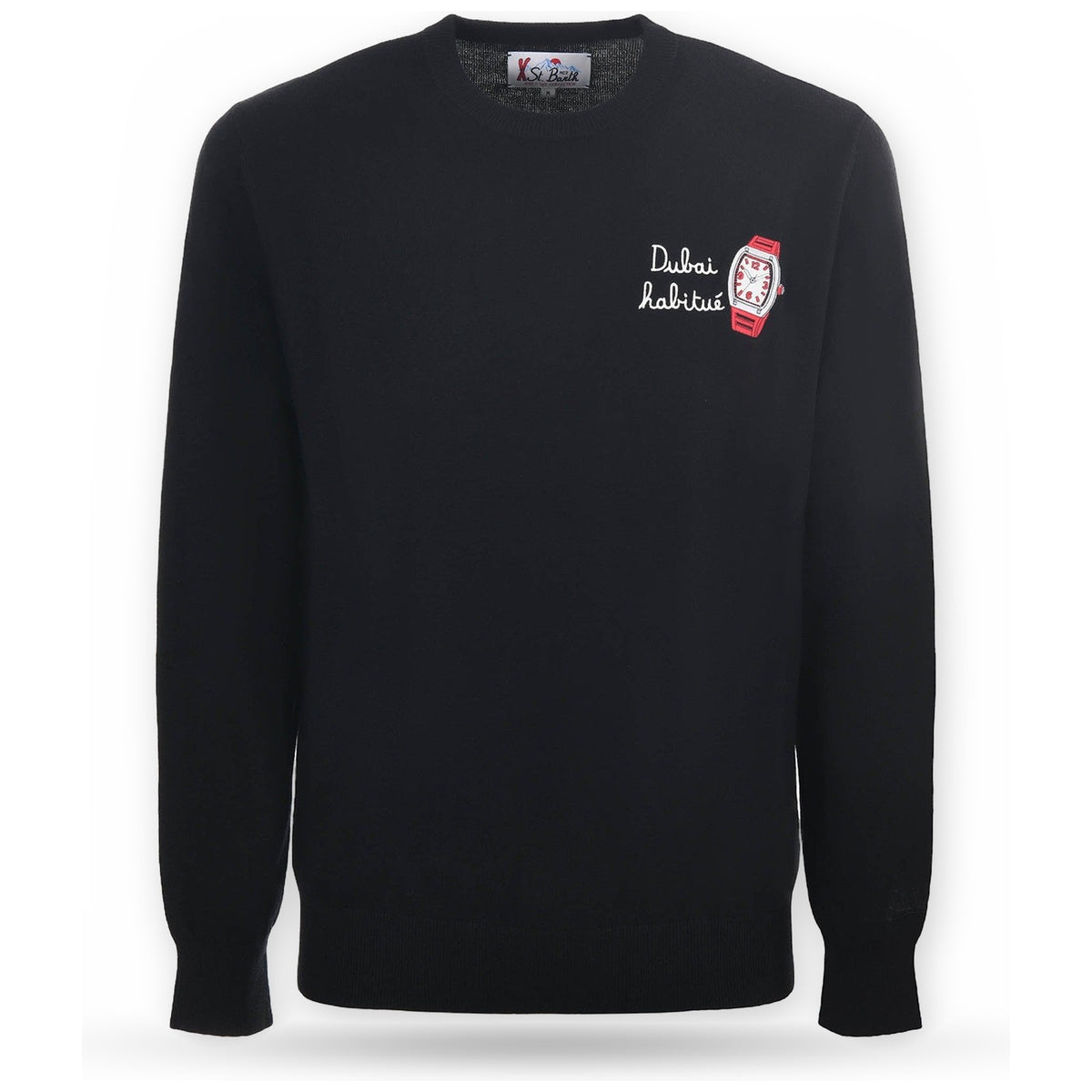 Maglioni Uomo Mc2 Saint Barth - Crew Neck Light Sweater Watch Dubai 00 - Multicolore
