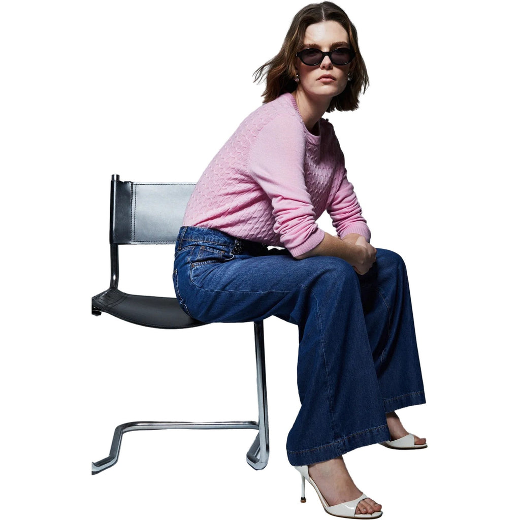 Pantaloni Donna Liu Jo - Pantalone denim - Blu-Gianni Foti