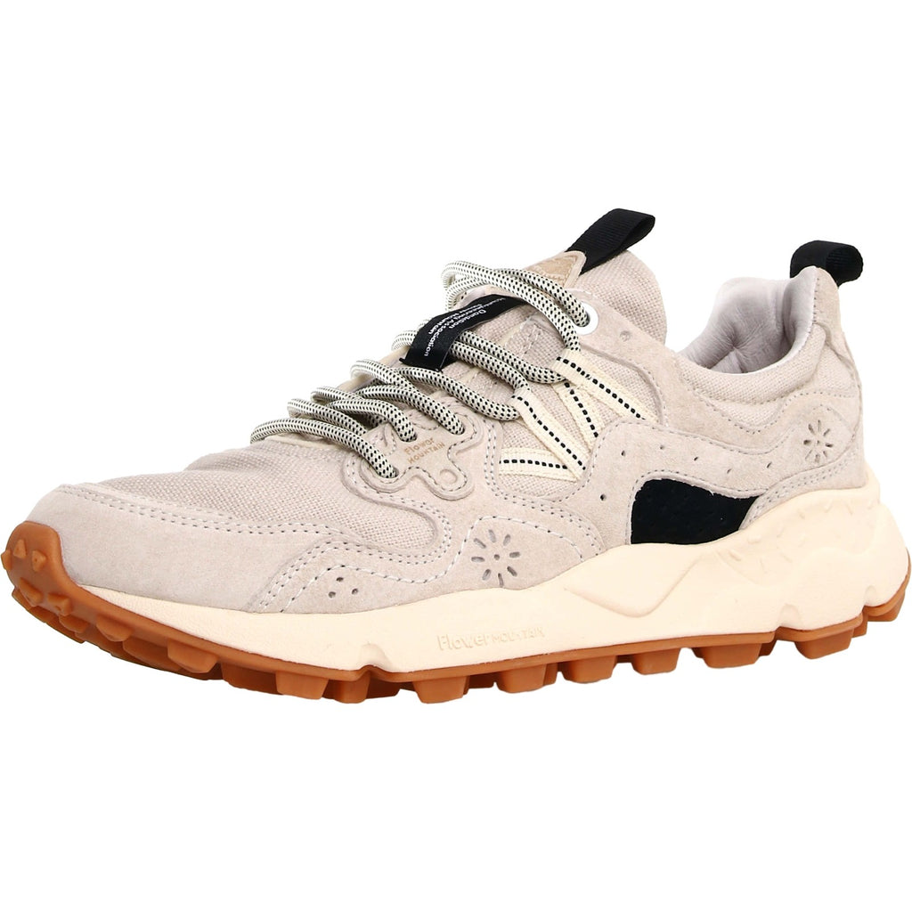 Sneaker Unisex Flower Mountain - Yamano 3 Uni Suede/Nylon Grey-White-Taupe - Beige