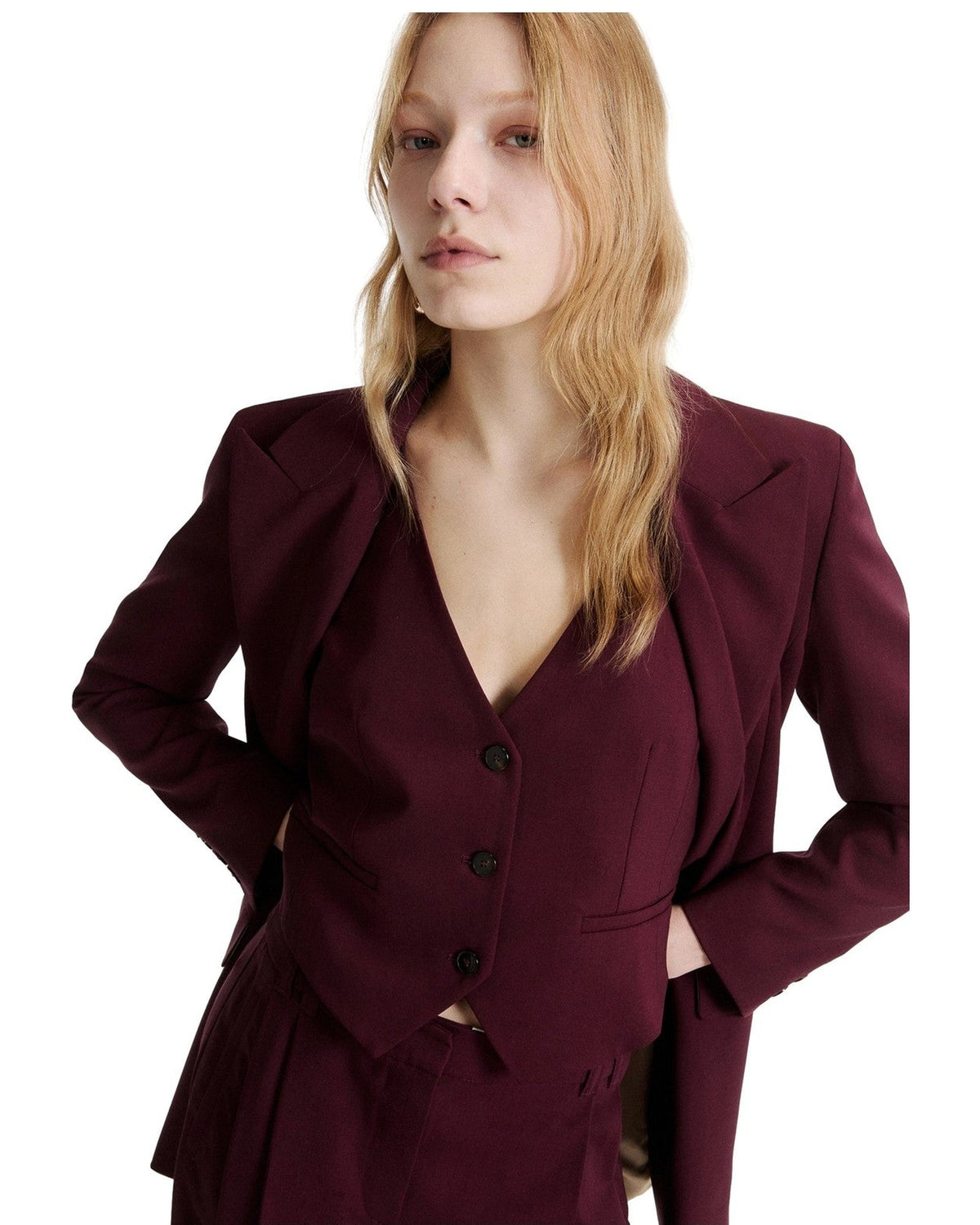 Gilet Donna Marella - MLLBOSSO - Bordeaux