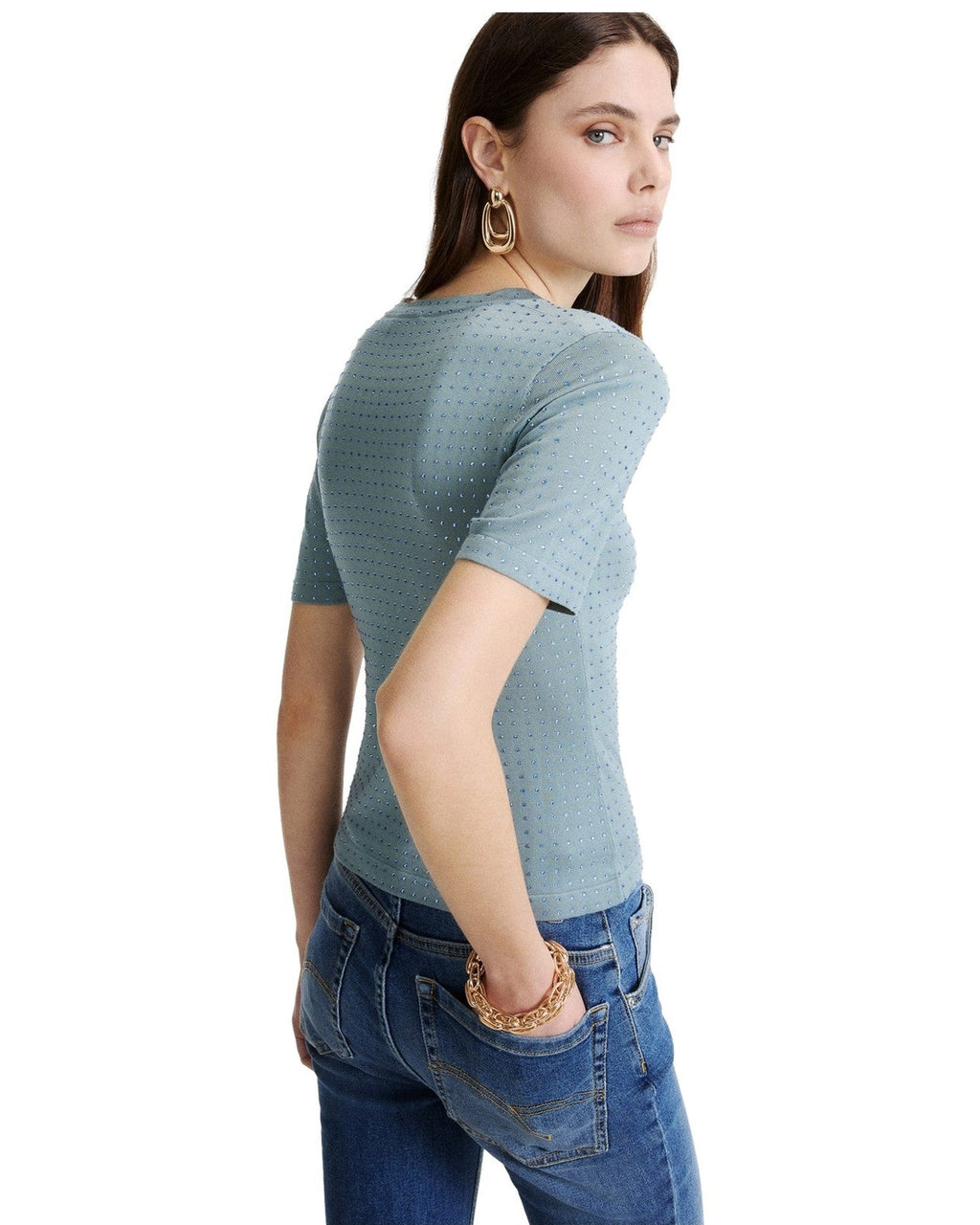 T-shirt Donna Marella - MLLPACCHE - Azzurro